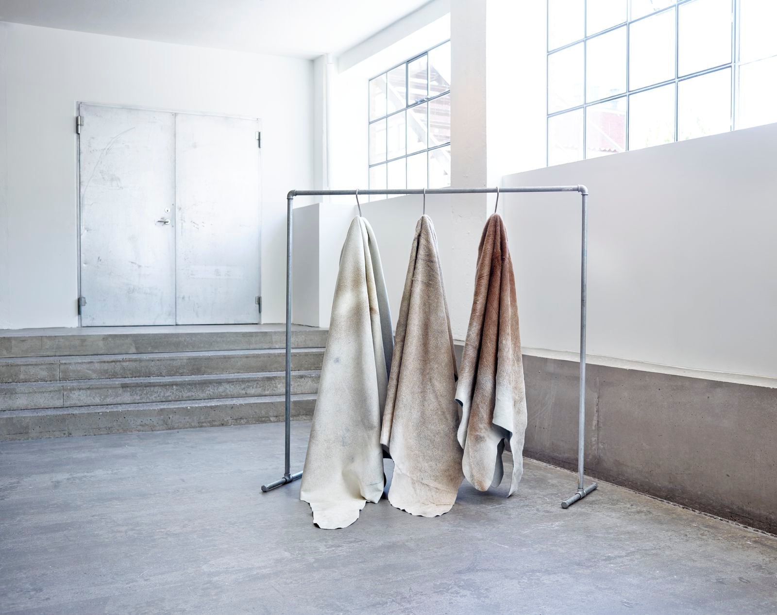 Brasilianisches Kuhfell im Fokus