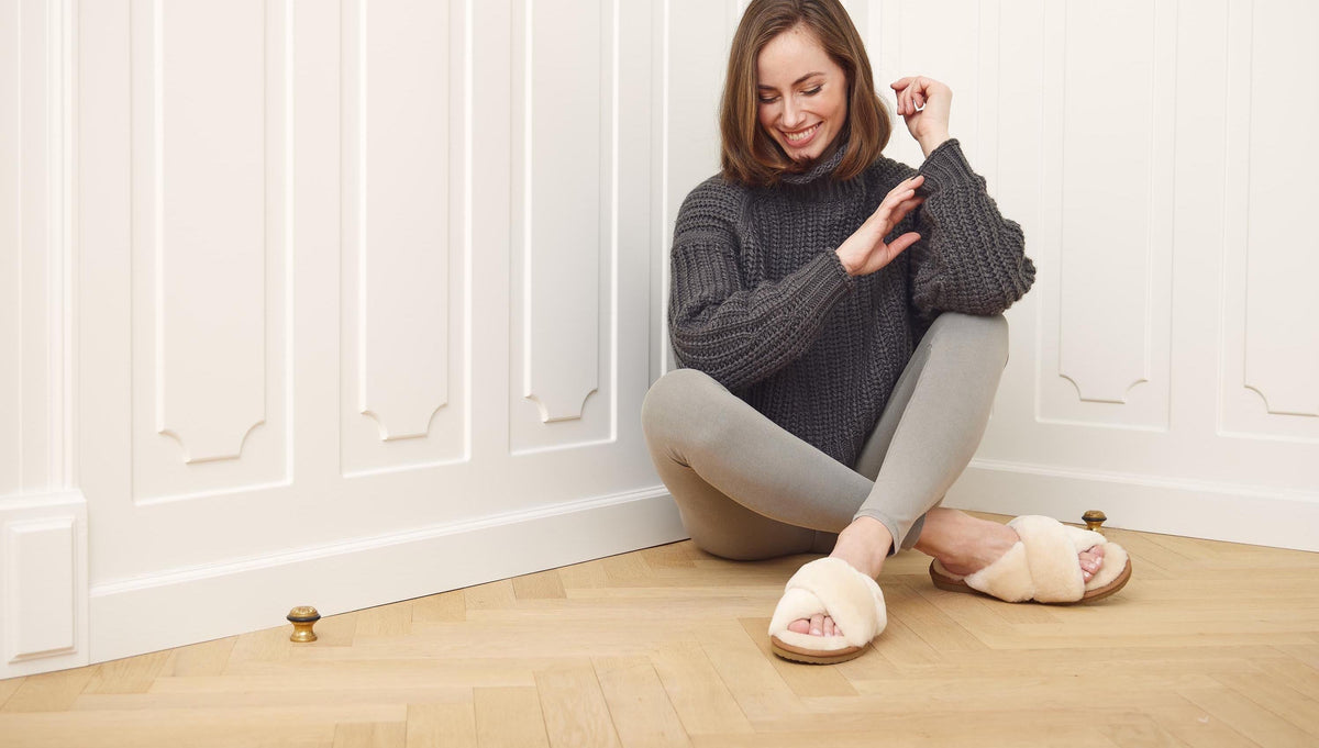 Der Verkauf von Lammfell Slippers ist Amok gegangen!