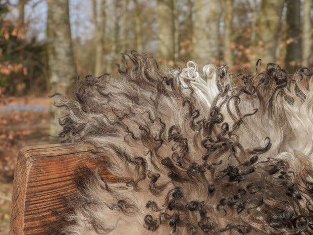 lockiges Schaffell für Camping