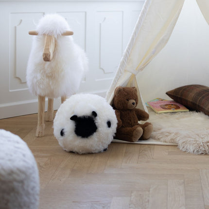 Cute Sheep | Kurzhaar | Neuseeland | D34 cm Beige/Weiß