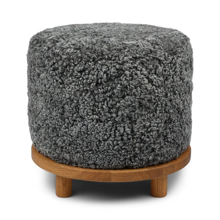 Simon Pouf | Kurzhaar | Neuseeland | D46x52 cm Grafit