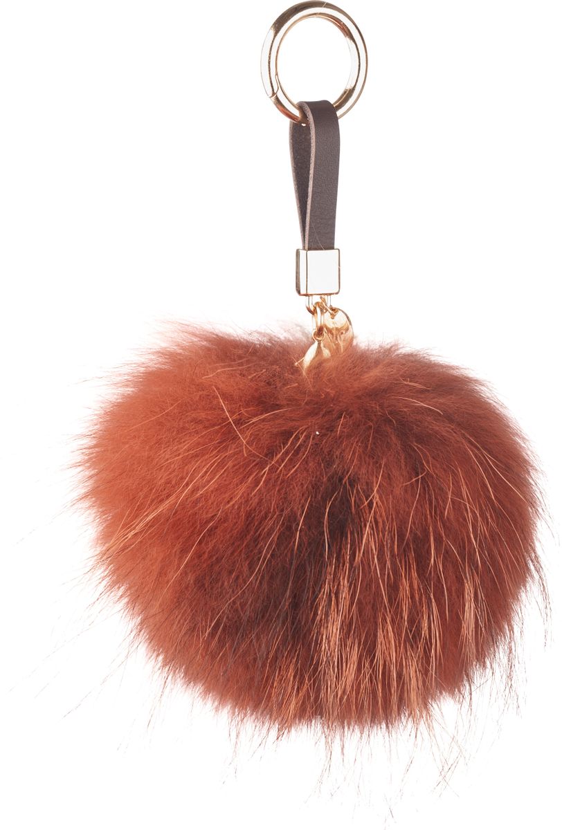 Pompon Schlüsselanhänger | Waschbär Modeaccessoire | Lammfellhaus.at
