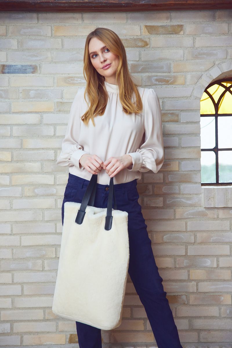 Leonora Shopper | Neuseeland | Lammwolle Taschen | Lammfellhaus.at