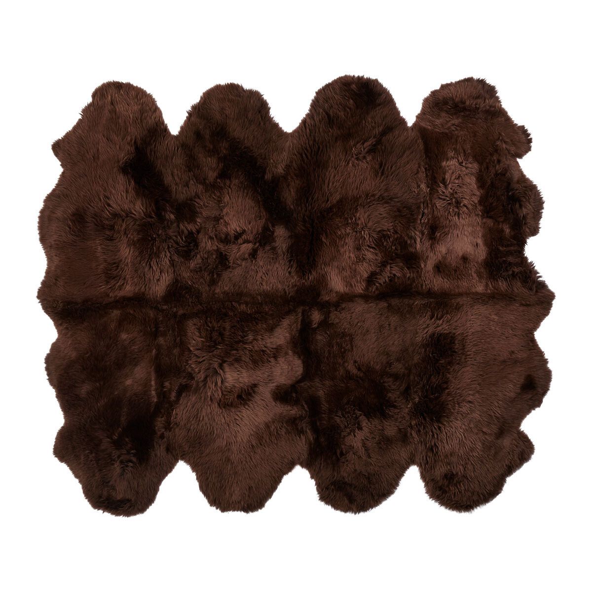 Lammfell Teppich Premium | Langhaar | Neuseeland | 180x214 cm Lammfelle | Lammfellhaus.at