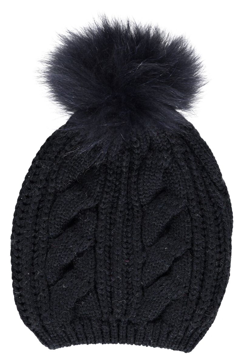 Stine Mütze | Wolle, Waschbär Modeaccessoire | Lammfellhaus.at