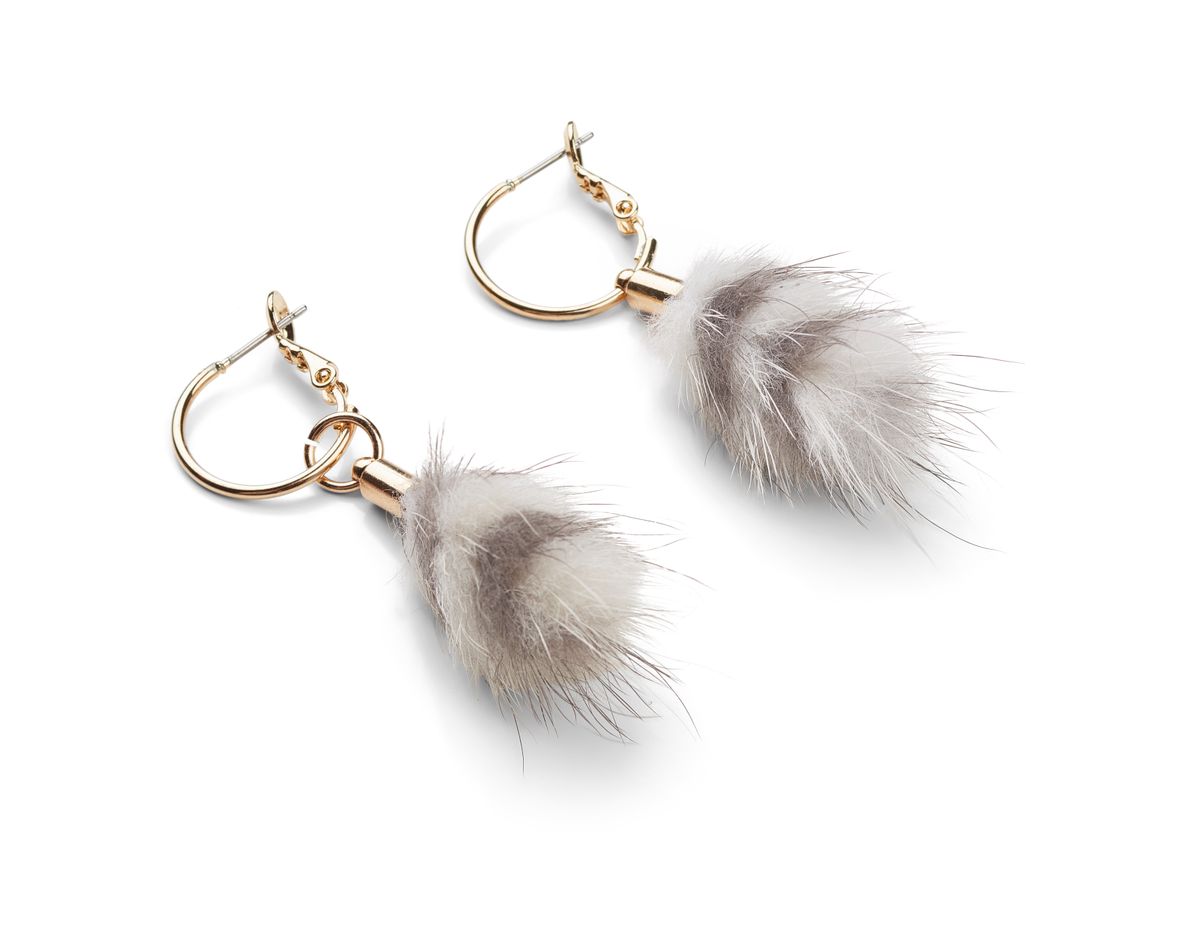 Nicki Ohrringe | Nerz Modeaccessoire | Lammfellhaus.at
