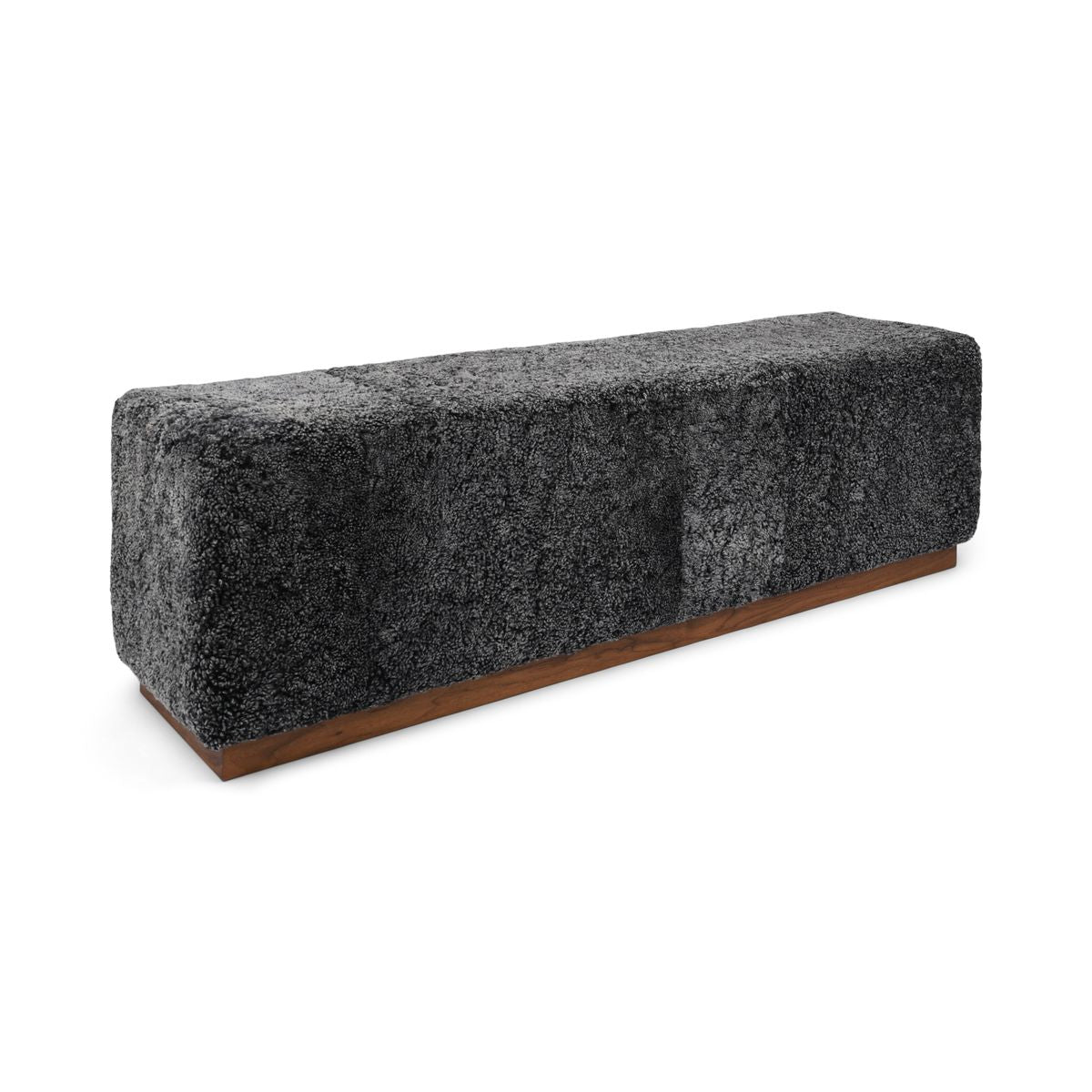Lammfellbank Benjamin | Kurzhaar | 160x44x52 cm Bänke | Lammfellhaus.at