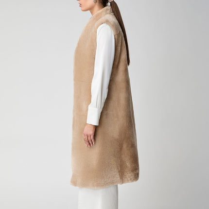 Carmen Weste | Shearling Camel