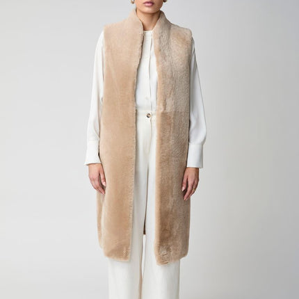 Carmen Weste | Shearling Camel