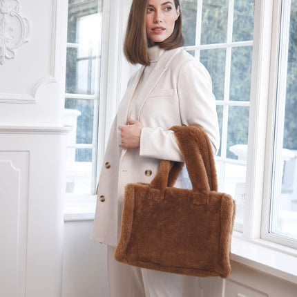 Mini Glory Shopper | Neuseeland | Lammwolle Teddybraun