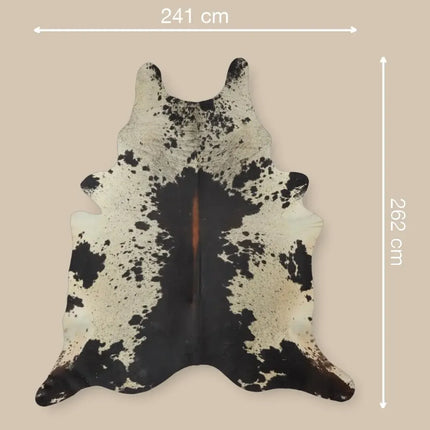 Unika Kuhfell | Salz & Pfeffer | 3,7 qm Salz/Pfeffer/Schwarz/Weiß