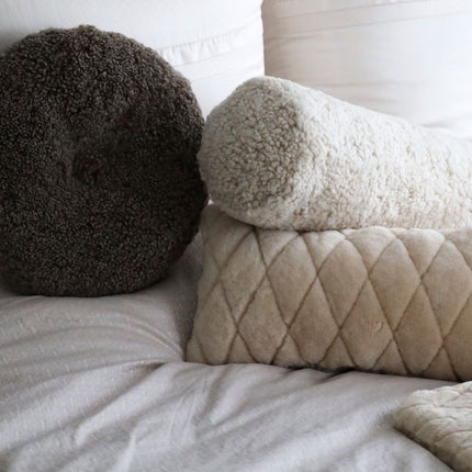 Schaffellkissen | Kurzhaar | 22x58 cm [SONDERANGEBOT] Beige