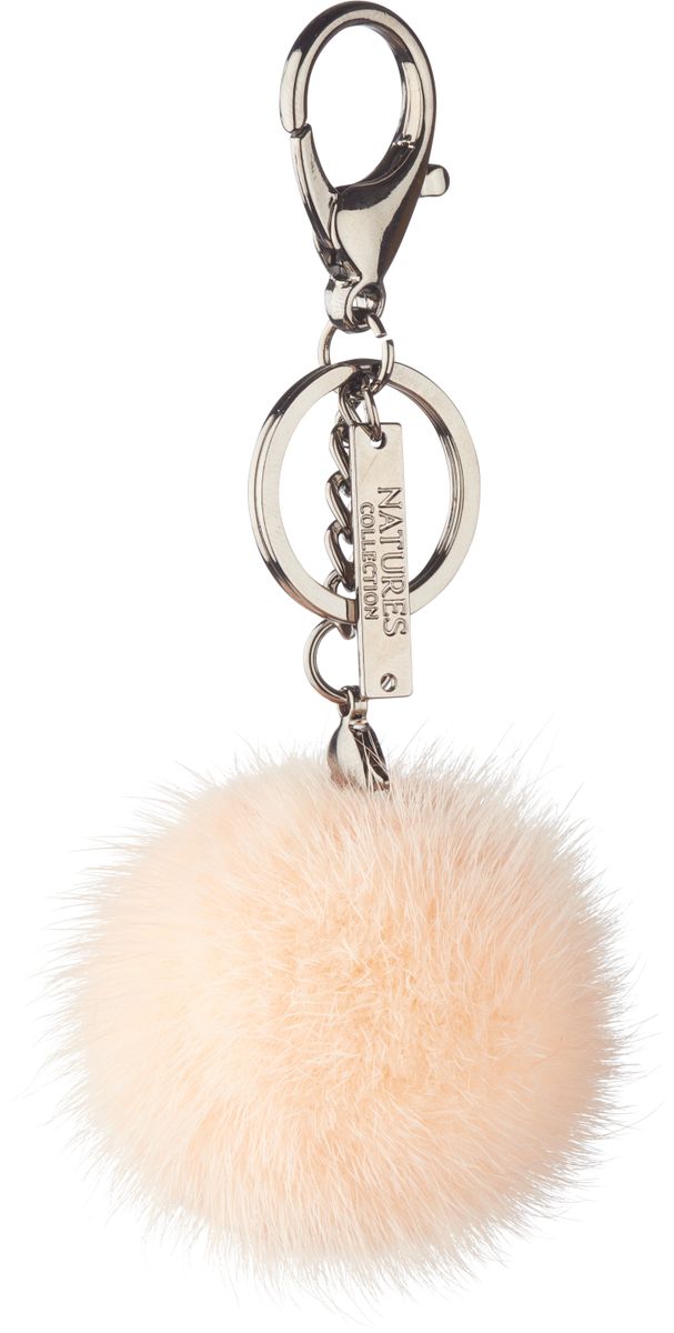 Pompon Schlüsselanhänger | Nerz Modeaccessoire | Lammfellhaus.at