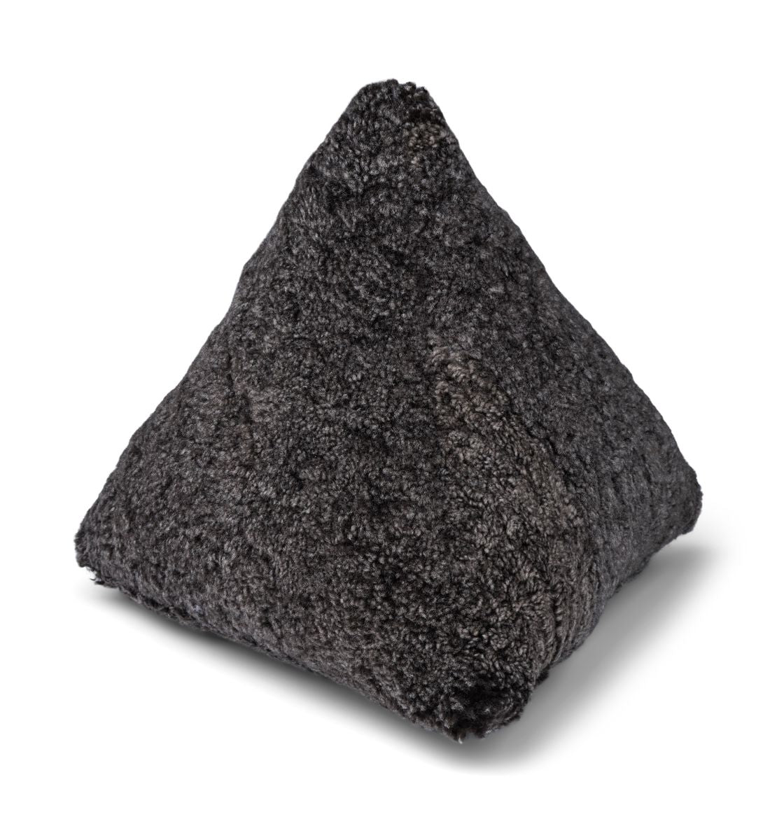 Hematite Lammfellkissen | Kurzhaar | Neuseeland | 35x35x35 cm Fellkissen | Lammfellhaus.at