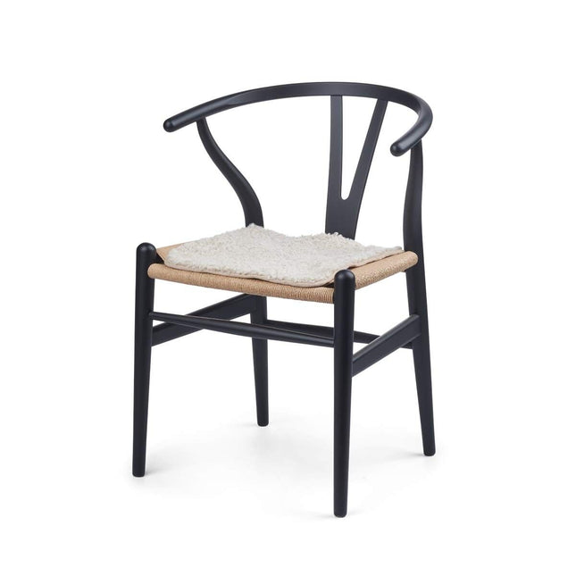 Sitzkissen Lammfell | Kurzhaar | Zero Waste | 35x35 cm