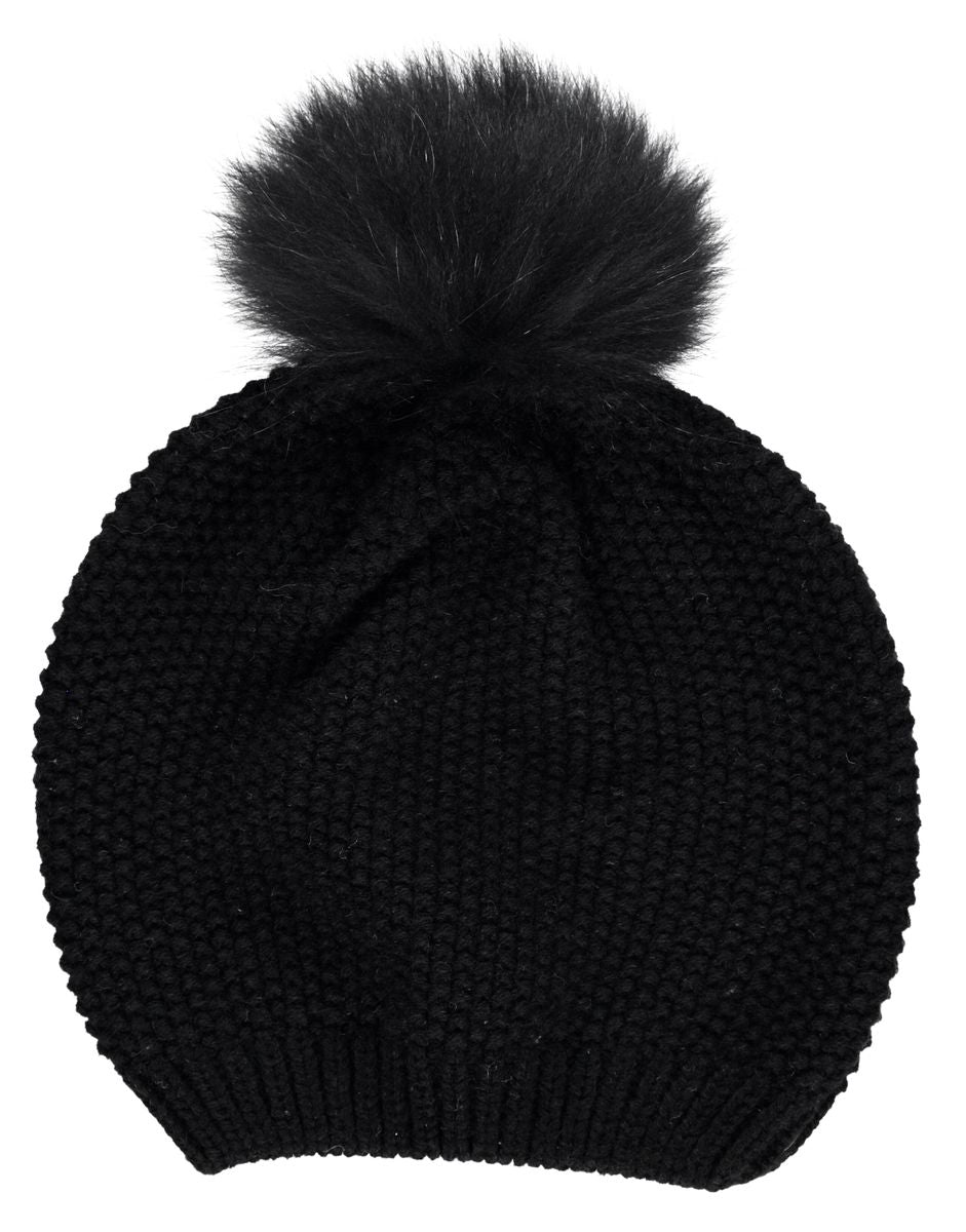 Stella Mütze | Wolle, Waschbär Modeaccessoire | Lammfellhaus.at