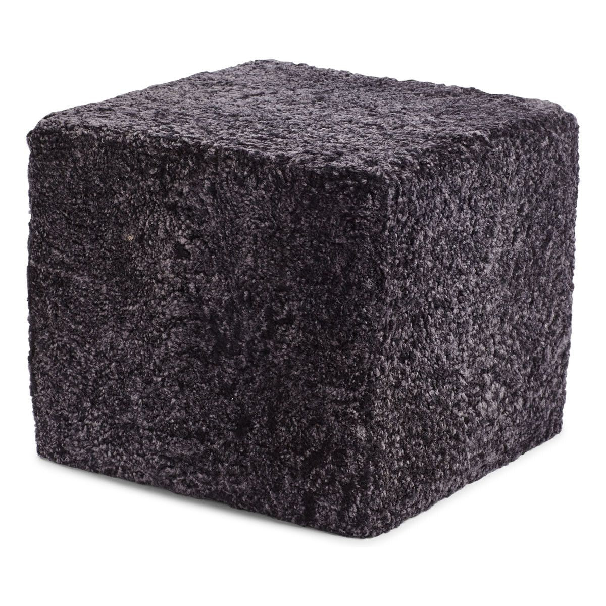 Lammfellpouf Premium | Kurzhaar | Neuseeland | 40x40x35 cm Poufs | Lammfellhaus.at