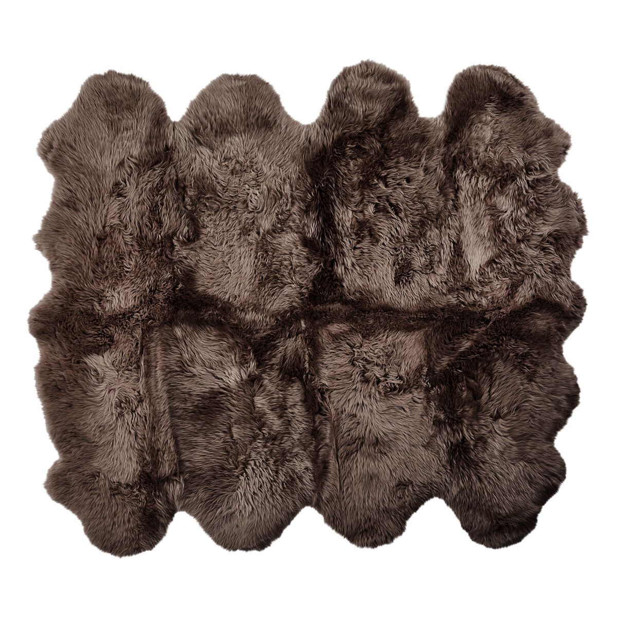 Lammfell Teppich Premium | Langhaar | Neuseeland | 180x214 cm Lammfelle | Lammfellhaus.at