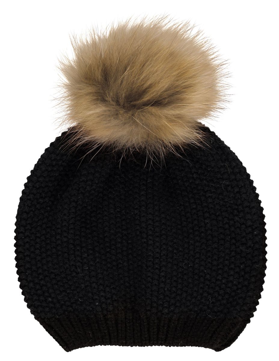 Stella Mütze | Wolle, Waschbär Modeaccessoire | Lammfellhaus.at