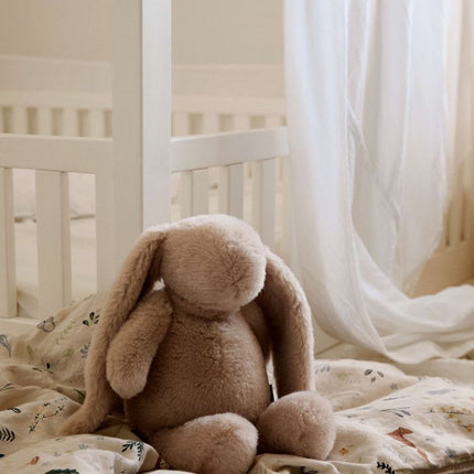 Kaninchen Kuscheltier | Lammwolle Weiß