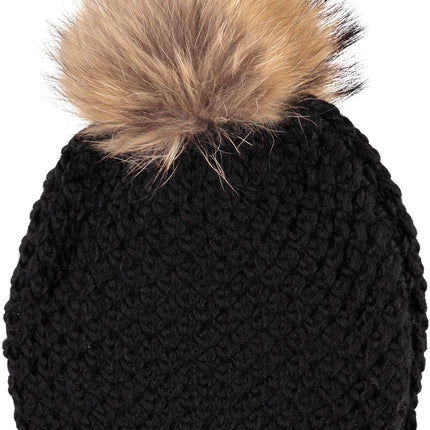 Kristine Beanie | Wolle, Waschbär