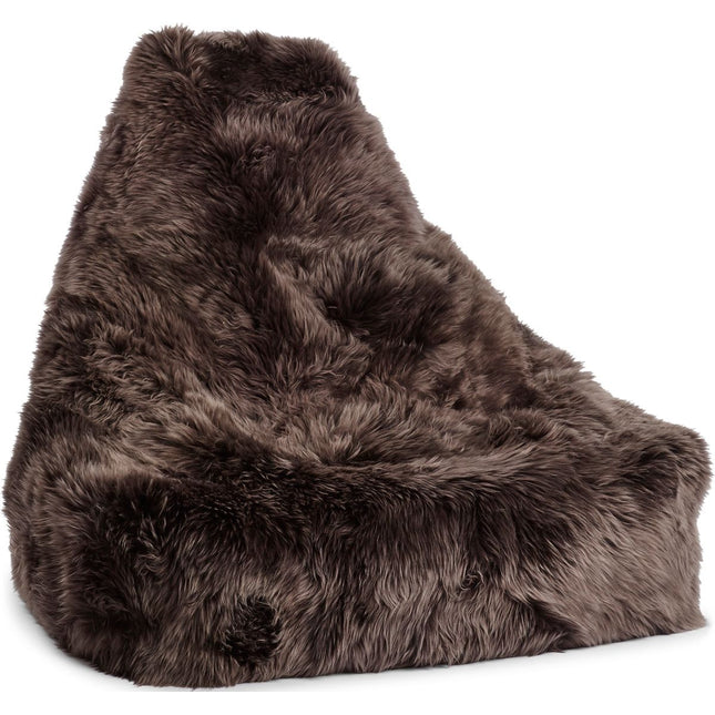 Lammfell Sitzsackstuhl Premium | Langhaar | Neuseeland | 100x100x80 cm