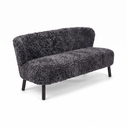 Emanuel Sofa | Zweisitzer | Design Möbel Anthrazit