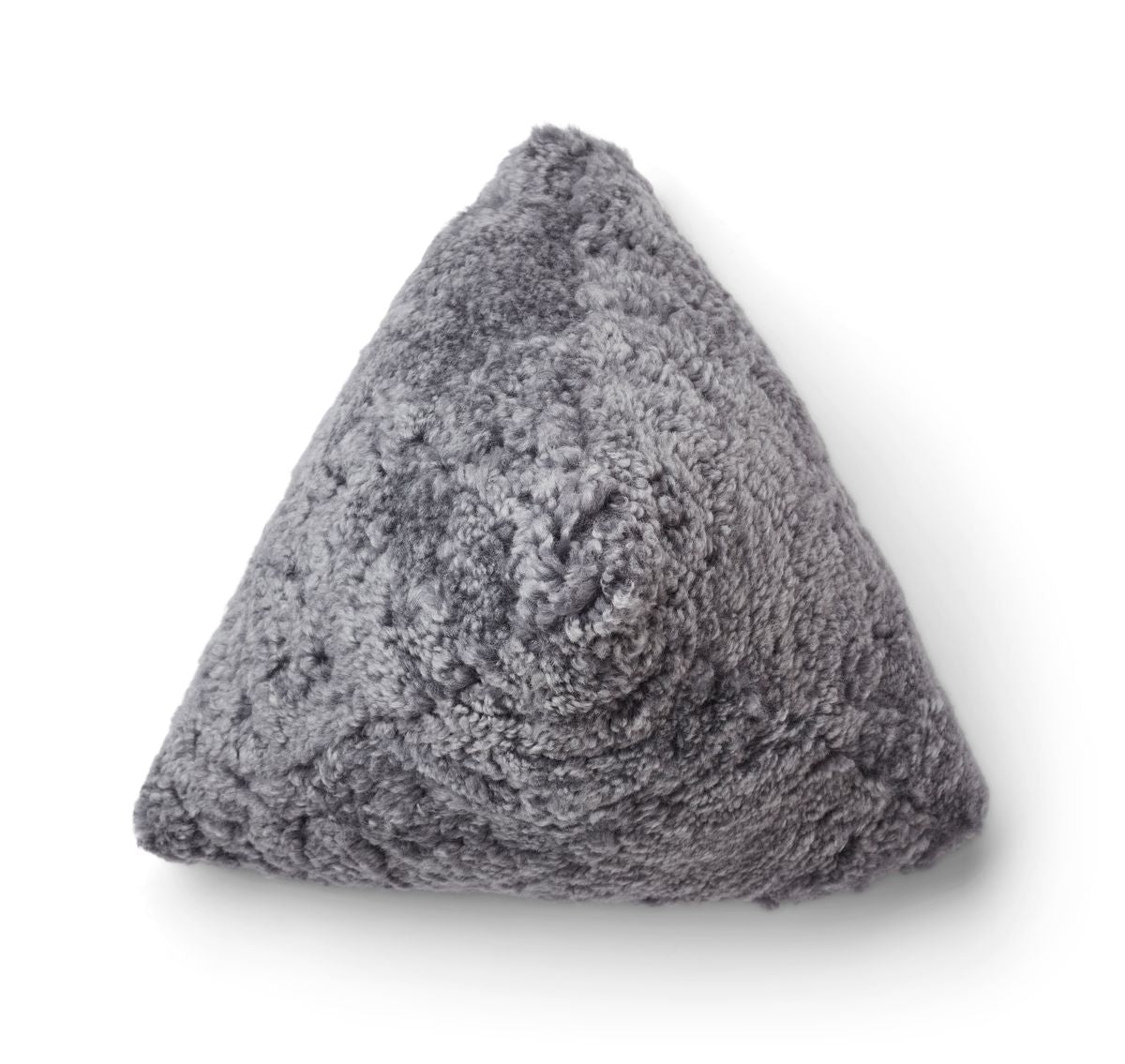 Hematite Lammfellkissen | Kurzhaar | Neuseeland | 35x35x35 cm Fellkissen | Lammfellhaus.at