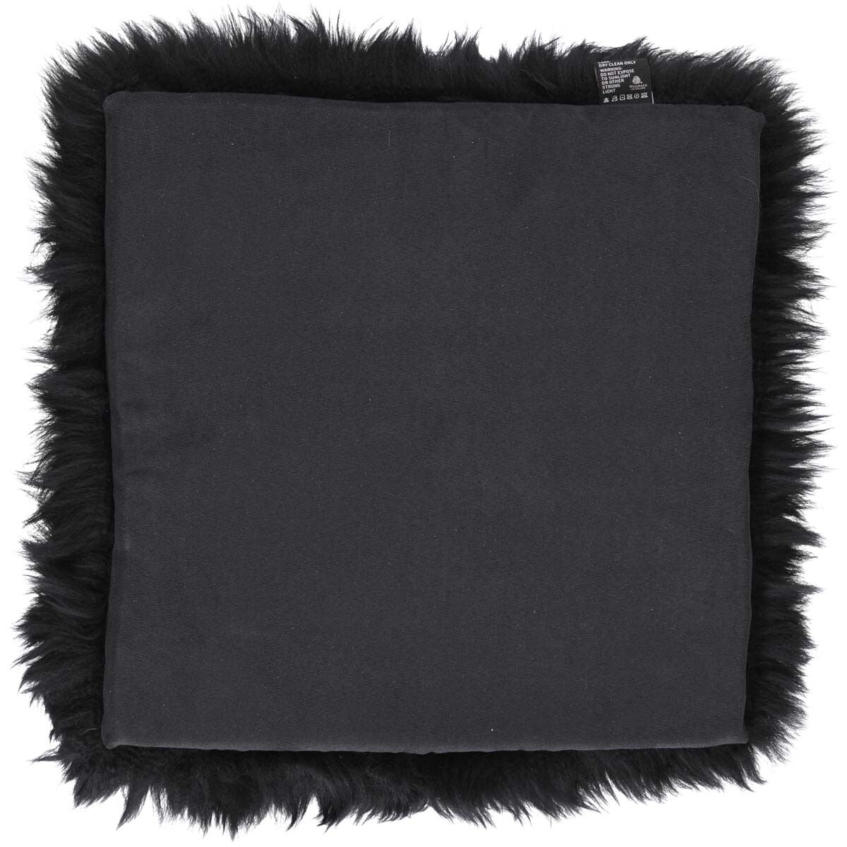 Lammfell Stuhlauflage | Langhaar | Neuseeland | 37x37 cm Sitzkissen | Lammfellhaus.at