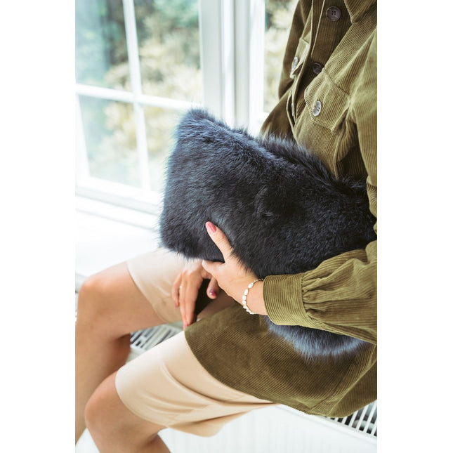 Maxi Elva Clutch | Waschbär Schwarz