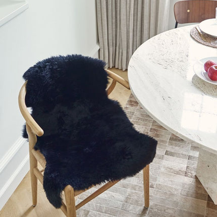 Merino Premium Lammfell | Langhaar | Neuseeland | 90x60 cm Aubergine