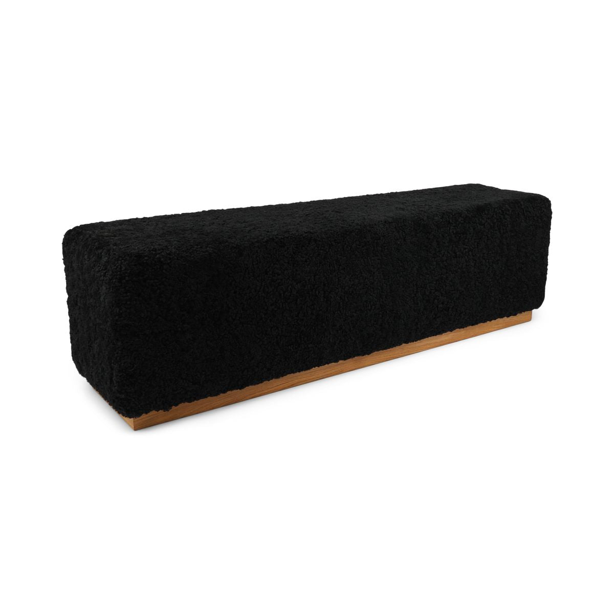 Lammfellbank Benjamin | Kurzhaar | 160x44x52 cm Bänke | Lammfellhaus.at