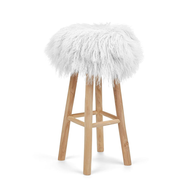 Lammfell Hockerbezug | Tibet | 35x17 cm