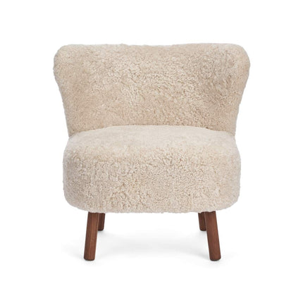 Emil Loungesessel | Lammfell Premium Beige