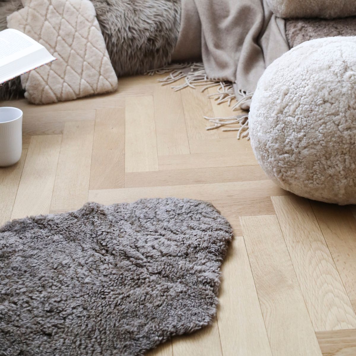 Merino Premium Lammfell | Kurzhaar | Neuseeland | 90x60 cm Lammfelle | Lammfellhaus.at
