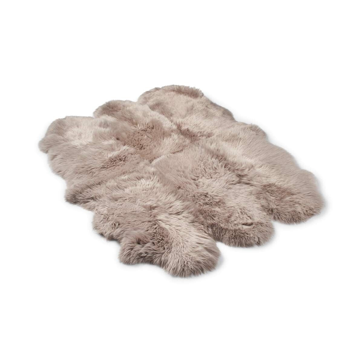Lammfell Teppich Premium | Langhaar | Neuseeland | 180x162 cm Lammfelle | Lammfellhaus.at