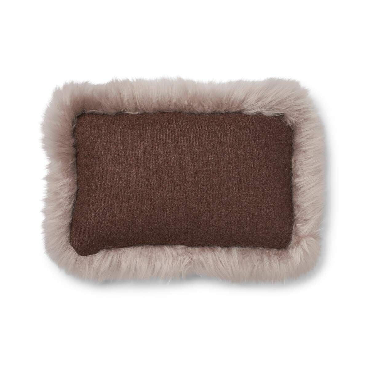 Wollkissen | 100% Wolle | Fellborte | 52x52 cm | 34x52 cm Fellkissen | Lammfellhaus.at