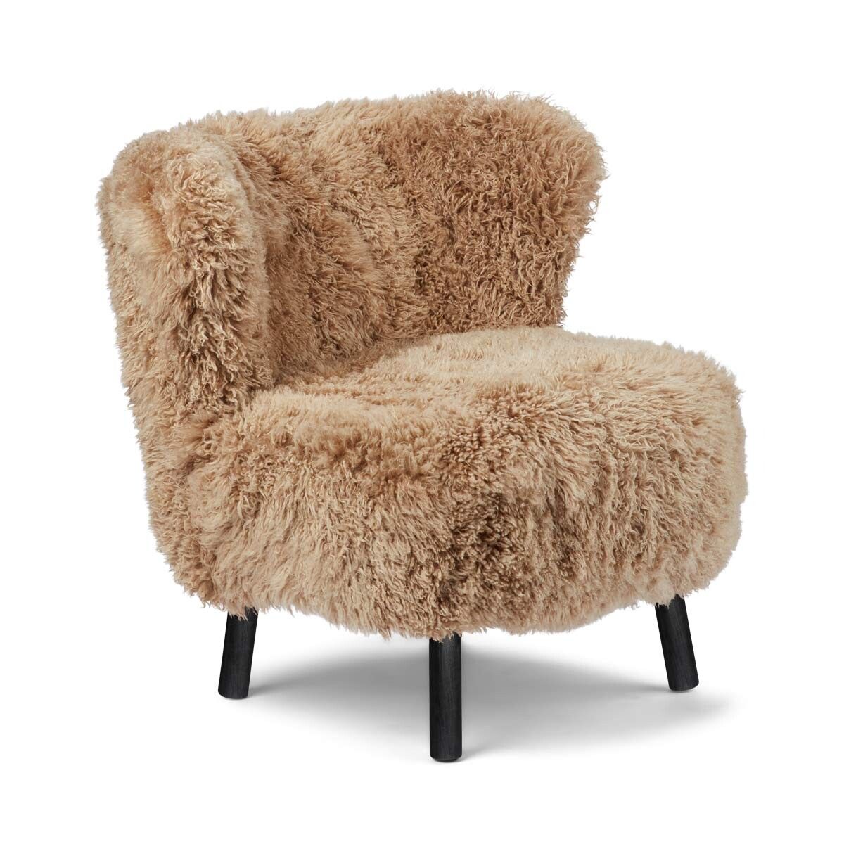 Emil Loungesessel | Premium Lammfell | Langhaar Stühle | Lammfellhaus.at