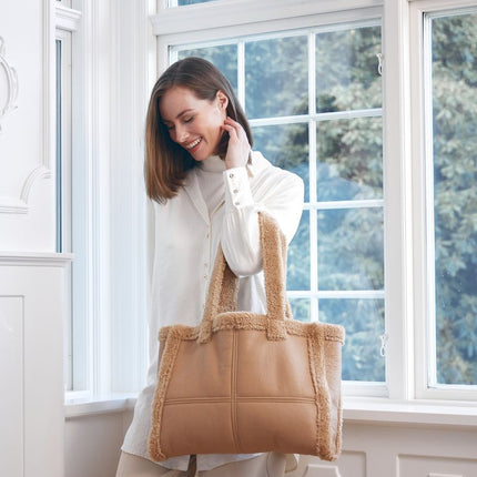 Rosaline Shopper | Doppelseitig Beige