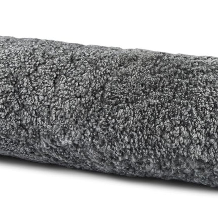 Schaffellkissen | Kurzhaar | 22x58 cm  Grafit