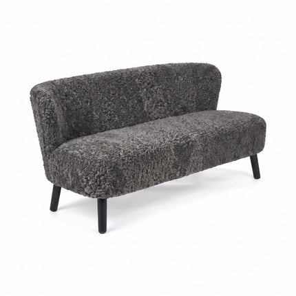 Emanuel Sofa | Zweisitzer | Design Möbel Grafit