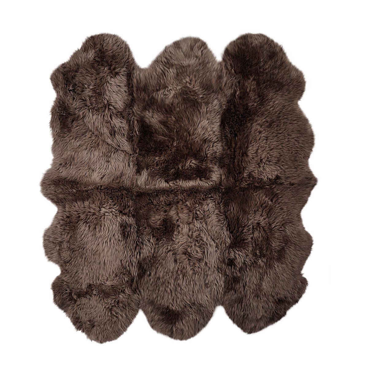 Lammfell Teppich Premium | Langhaar | Neuseeland | 180x162 cm Lammfelle | Lammfellhaus.at