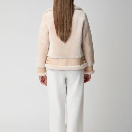 Annalon Jacke | Doubleface Beige