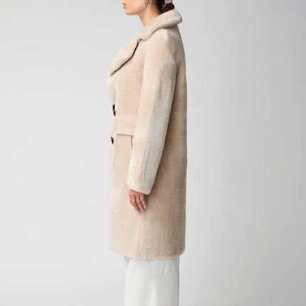Ivy Mantel | Doubleface Beige