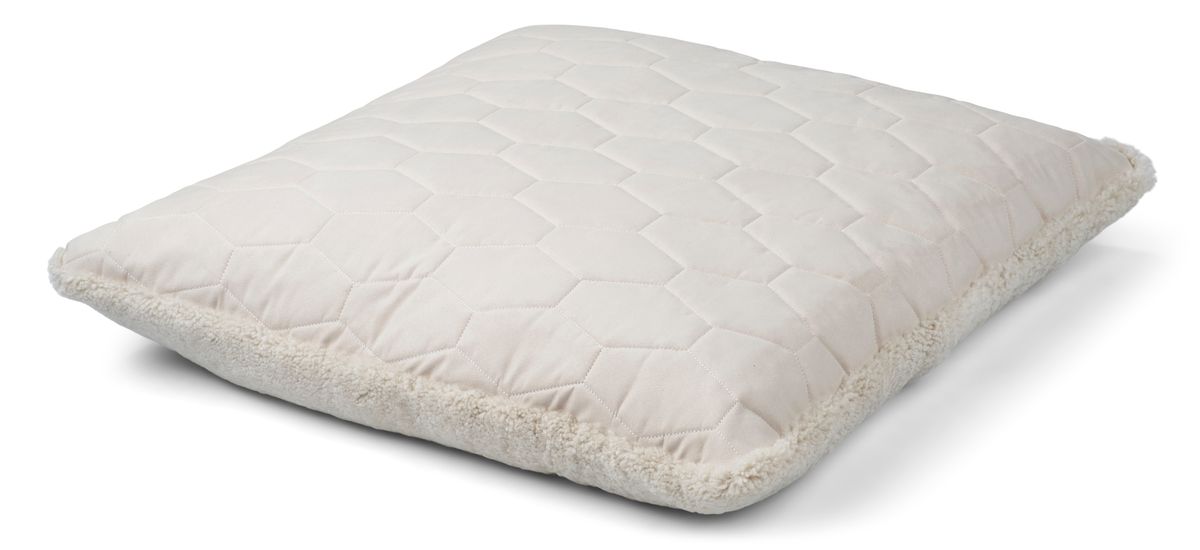 Lammfell Sitzsack | Kurzhaar | Neuseeland | Einseitig | 90x90 cm Fellkissen | Lammfellhaus.at