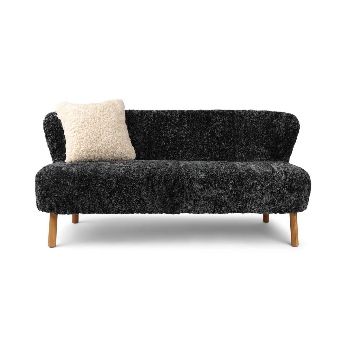 Emanuel 3-Sitzer Sofa | Dreisitzer | Design Möbel Anthrazit