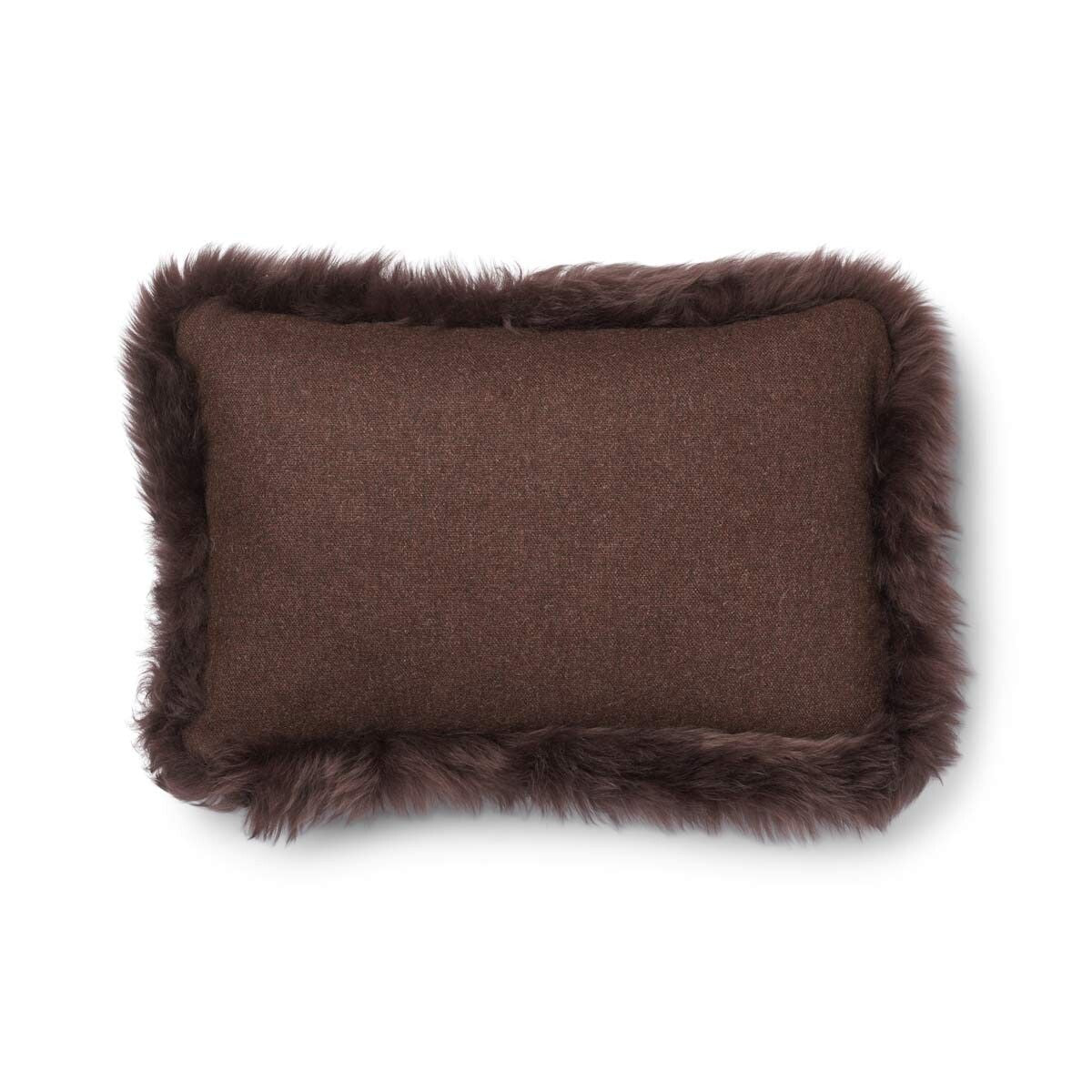 Wollkissen | 100% Wolle | Fellborte | 52x52 cm | 34x52 cm Fellkissen | Lammfellhaus.at