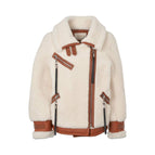 Lederbraun/Elfenbein