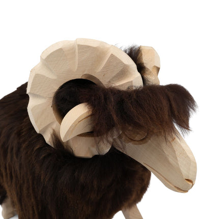 Alpinschaf Naturbraun