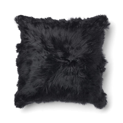 Alpaka Fellkissen | 100% Baby Alpaka Wolle Schwarz